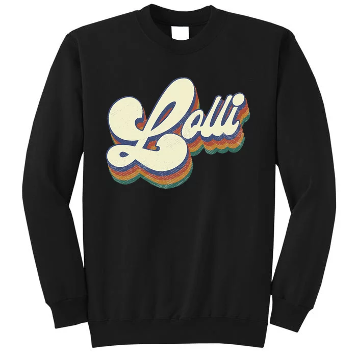 Lolli Gifts For Grandma Retro Vintage MotherS Day Lolli Sweatshirt