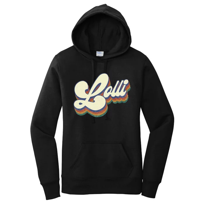 Lolli Gifts For Grandma Retro Vintage MotherS Day Lolli Women's Pullover Hoodie