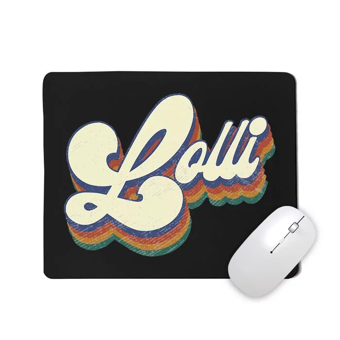 Lolli Gifts For Grandma Retro Vintage MotherS Day Lolli Mousepad