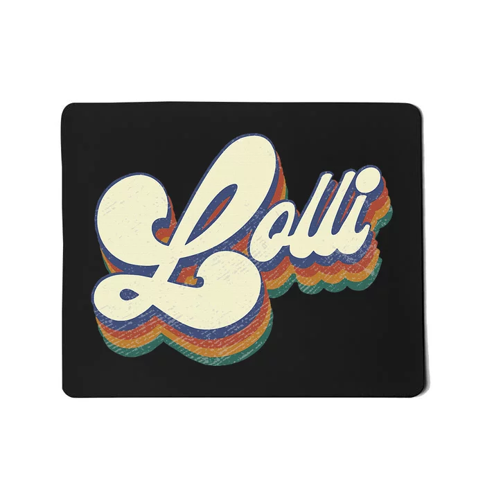 Lolli Gifts For Grandma Retro Vintage MotherS Day Lolli Mousepad