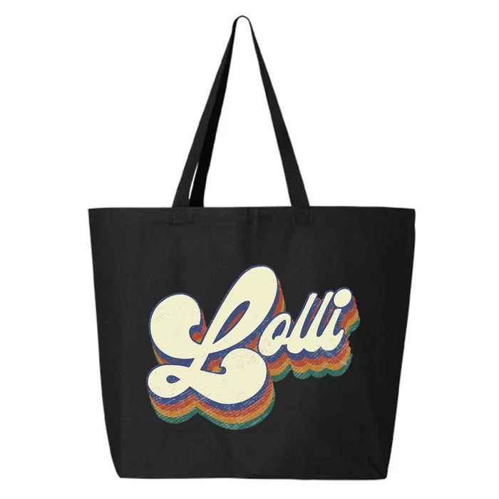 Lolli Gifts For Grandma Retro Vintage MotherS Day Lolli 25L Jumbo Tote