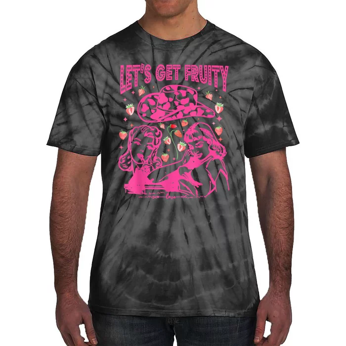 Lets Get Fruity Funny Cute Lesbian LGBTQ Pride Month Tie-Dye T-Shirt