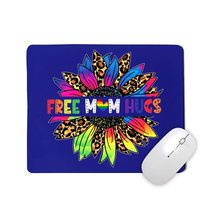 Lesbian Gay Free Mom Hugs Funny Lgbt Proud Mom Rainbow Funny Gift Mousepad