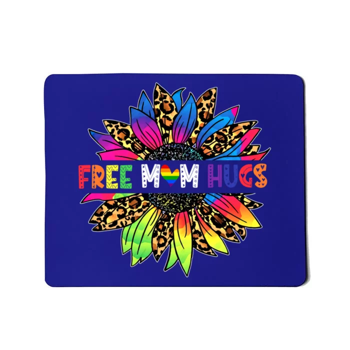 Lesbian Gay Free Mom Hugs Funny Lgbt Proud Mom Rainbow Funny Gift Mousepad