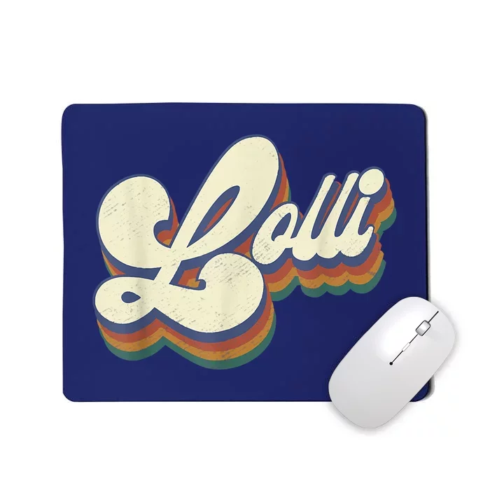 Lolli Gifts For Grandma Retro Vintage Mother's Day Lolli Mousepad