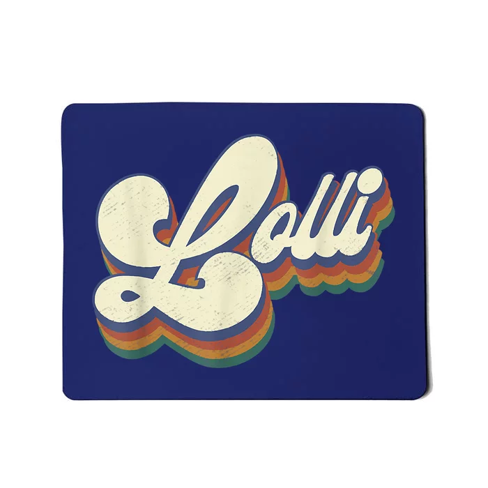 Lolli Gifts For Grandma Retro Vintage Mother's Day Lolli Mousepad