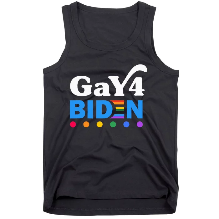 Lgbtq Gay For Biden Lgbt Biden Gay Supporter Tank Top