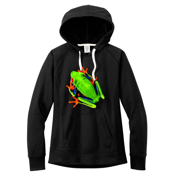 Little Green Frog Women's Fleece Hoodie