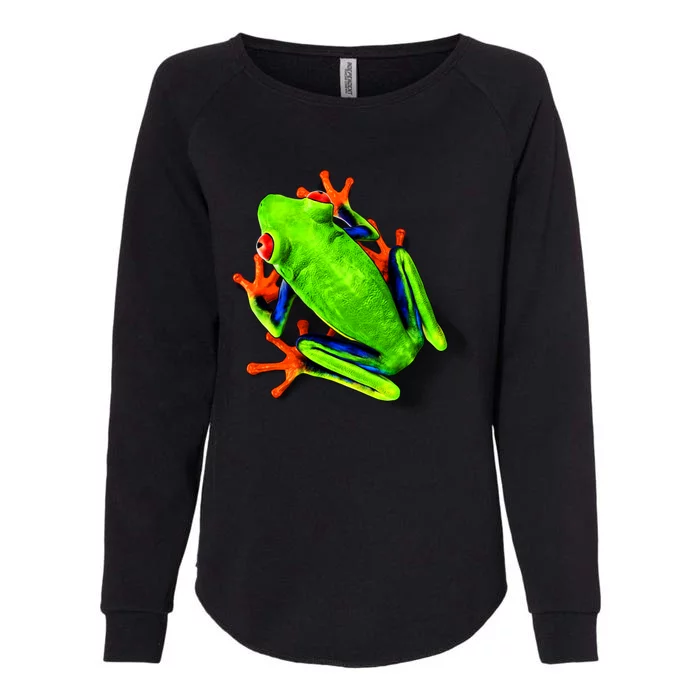 Little Green Frog Womens California Wash Sweatshirt