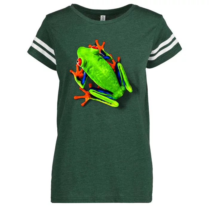 Little Green Frog Enza Ladies Jersey Football T-Shirt