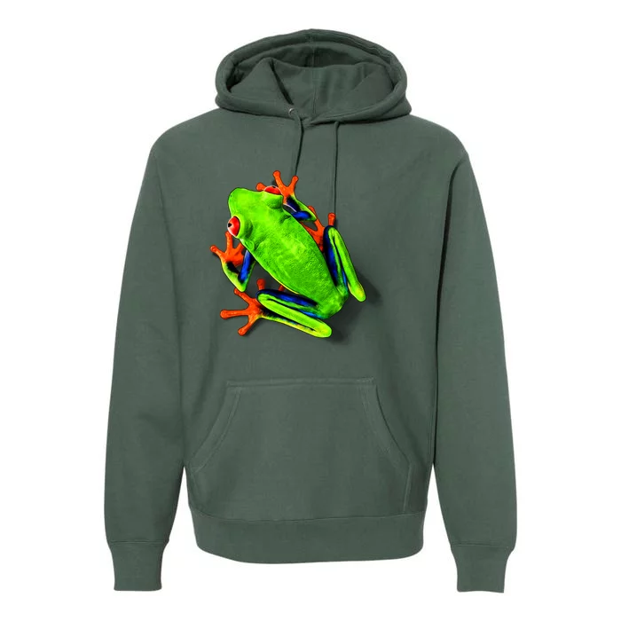 Little Green Frog Premium Hoodie