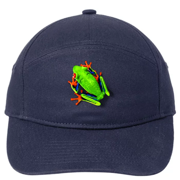 Little Green Frog 7-Panel Snapback Hat