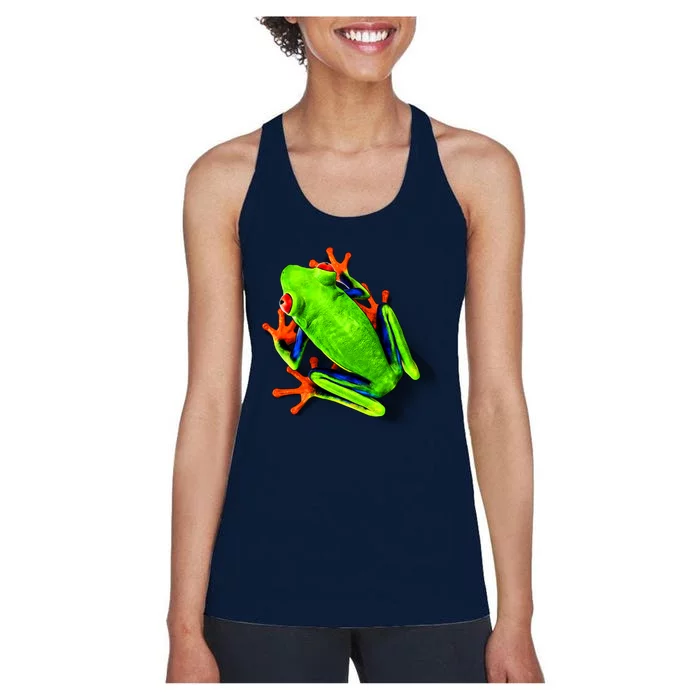 Little Green Frog Women's Racerback Tank