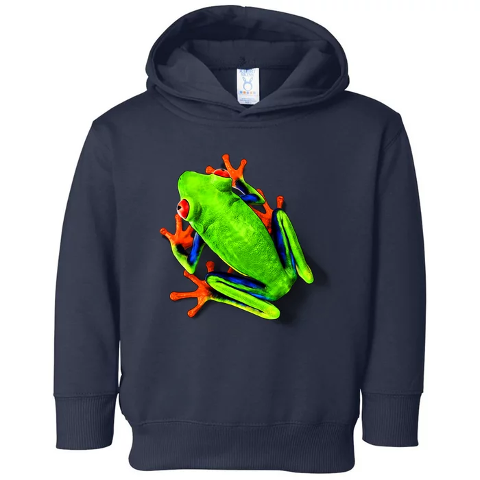 Little Green Frog Toddler Hoodie