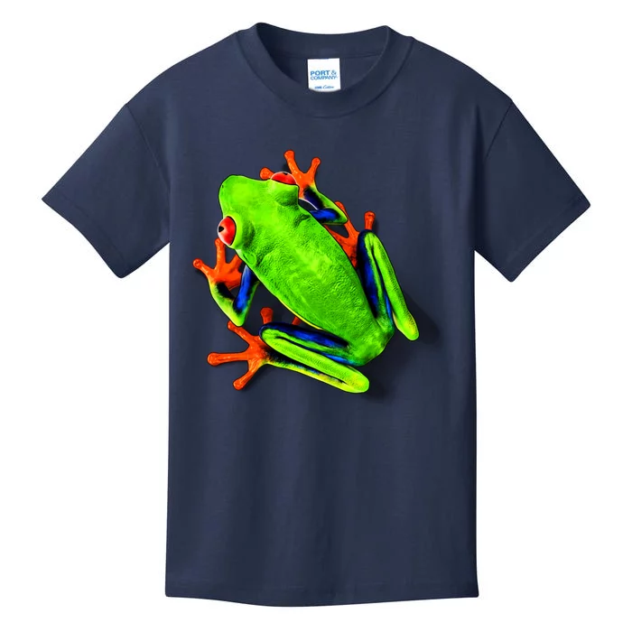 Little Green Frog Kids T-Shirt