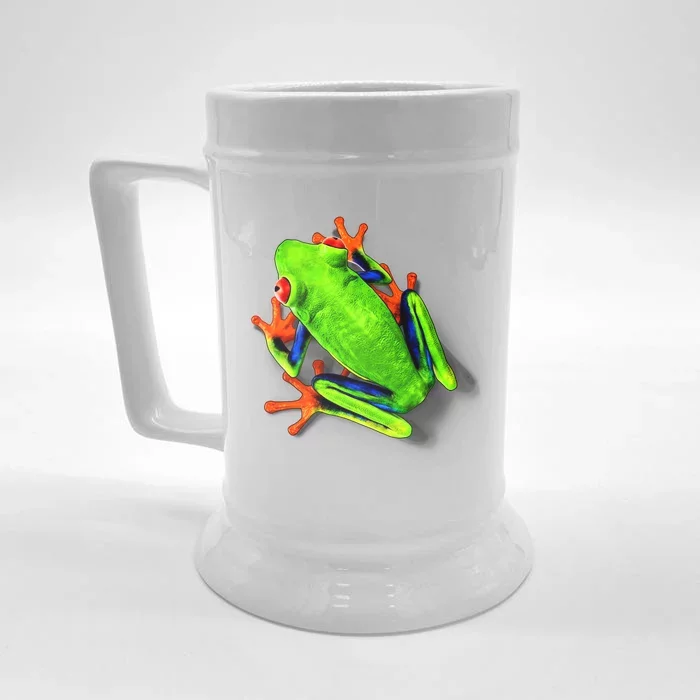 Little Green Frog Front & Back Beer Stein