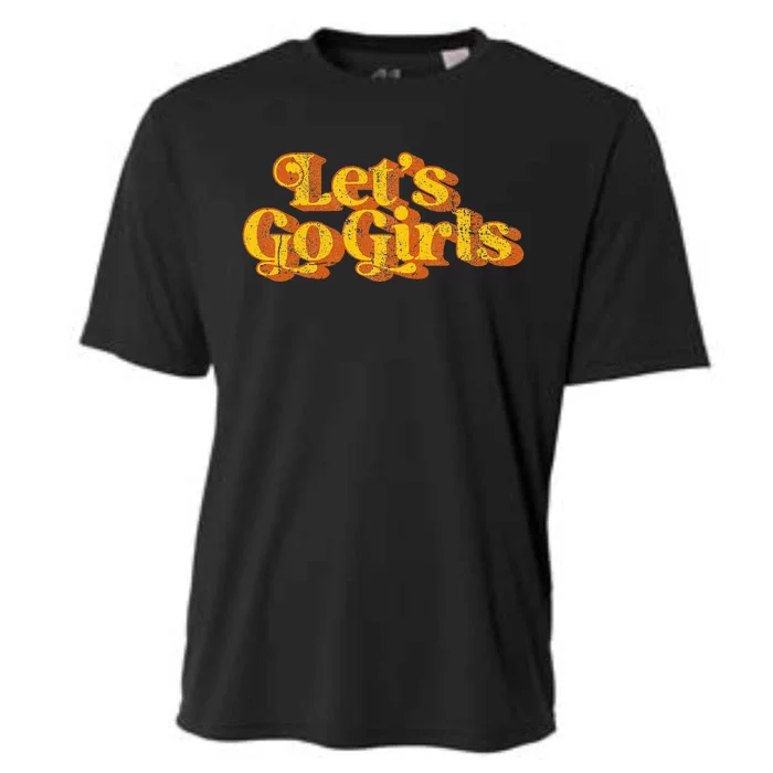 Lets Go Funny Country Music Retro 70s Cooling Performance Crew T-Shirt