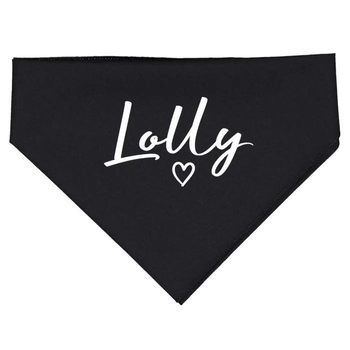 Lolly Gifts For Women Grandma Heart MotherS Day Lolly USA-Made Doggie Bandana