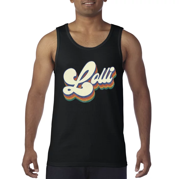 Lolli Gifts For Grandma Retro Vintage Mother's Day Lolli Tank Top