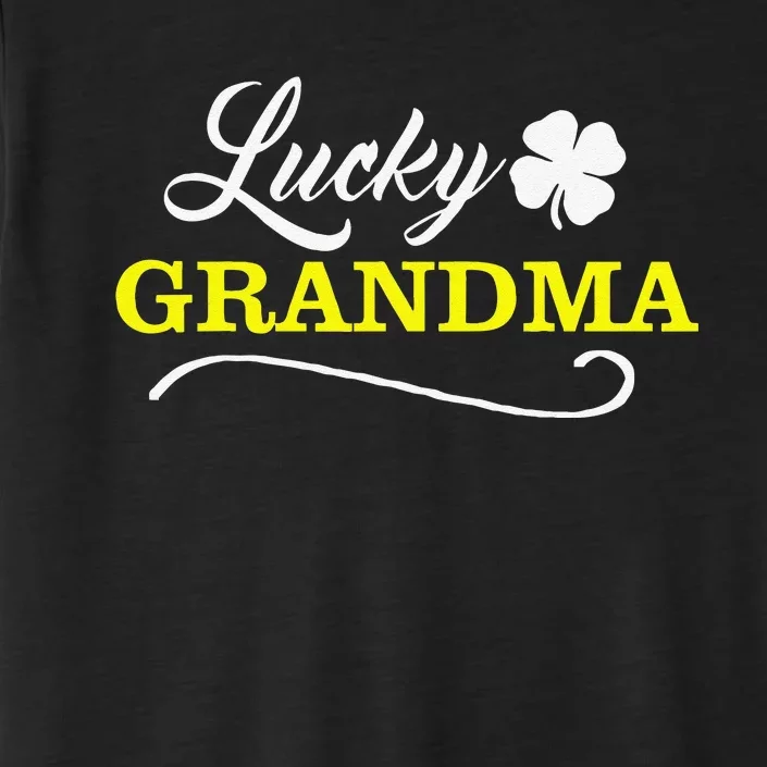 LUCKY GRANDMA Fun Family Saint Patrick's Day Holiday ChromaSoft Performance T-Shirt