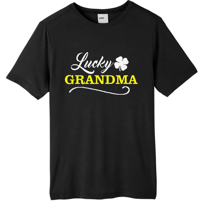 LUCKY GRANDMA Fun Family Saint Patrick's Day Holiday ChromaSoft Performance T-Shirt