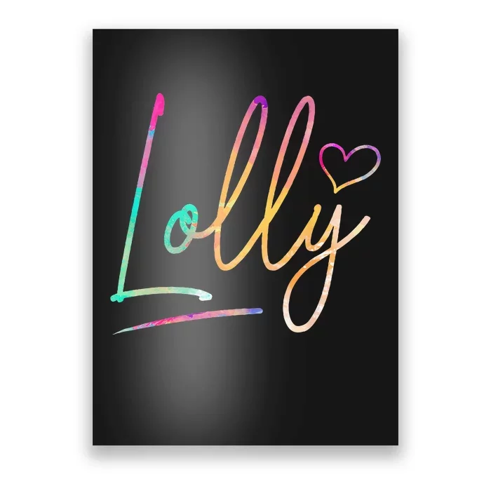 Lolly Grandma Funny Mothers Day Poster