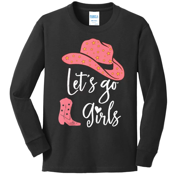 Lets Go Funny Lets Go Lets Go Kids Long Sleeve Shirt