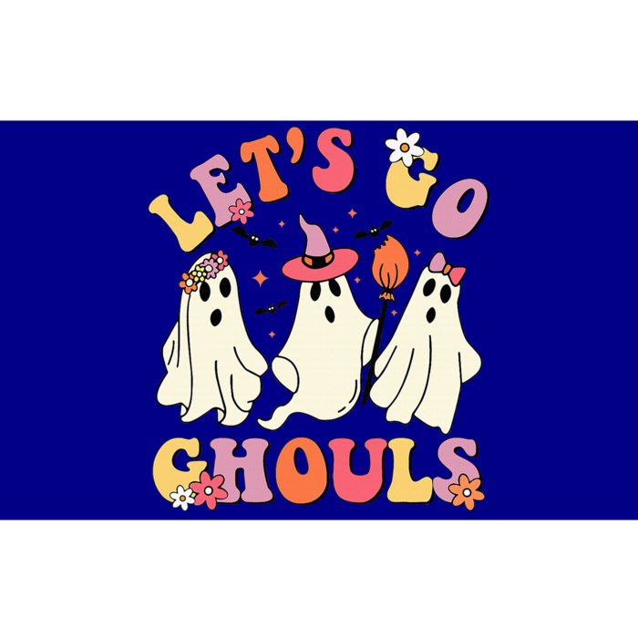 Lets Go Ghouls Funny Ghost Halloween Costume Bumper Sticker