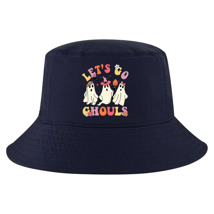 Lets Go Ghouls Funny Ghost Halloween Costume Cool Comfort Performance Bucket Hat