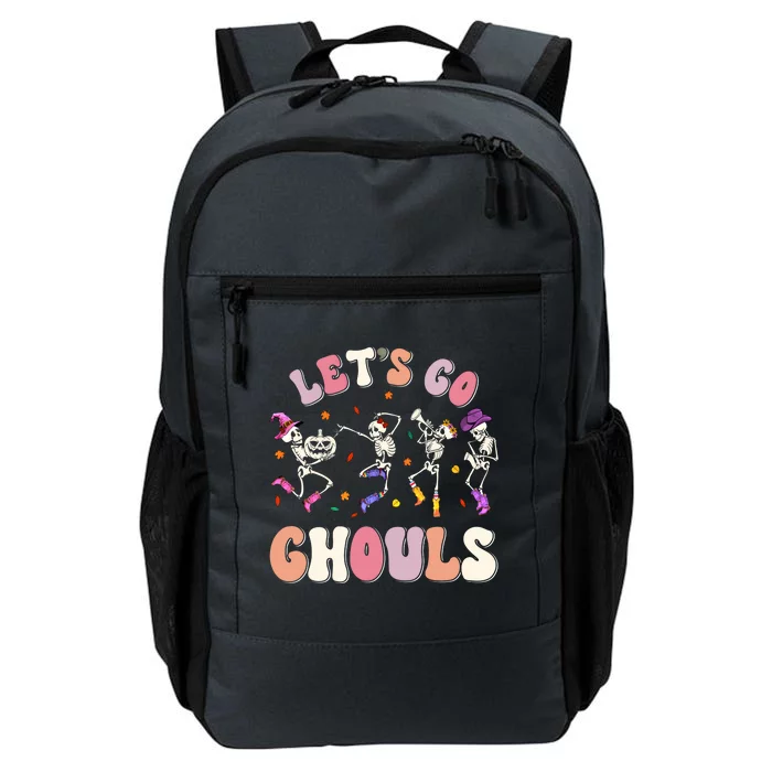 Let's Go Ghouls Spooky Season Halloween Trick Or Treat Retro Cute Gift Daily Commute Backpack