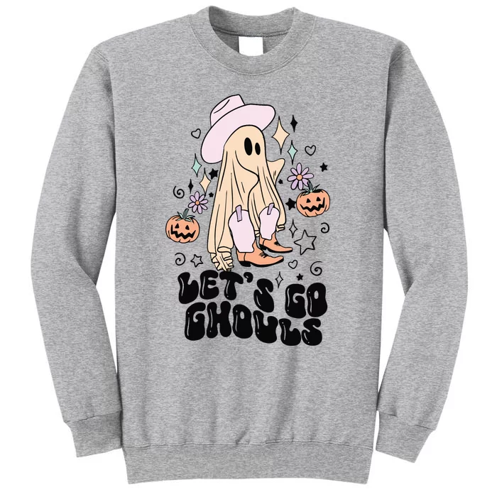 Lets Go Ghouls Funny Halloween Fall Tall Sweatshirt