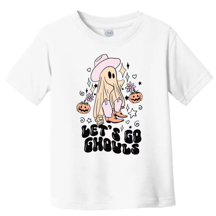 Lets Go Ghouls Funny Halloween Fall Toddler T-Shirt