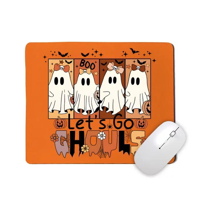 Lets Go Ghouls Spooky Season Halloween Mousepad