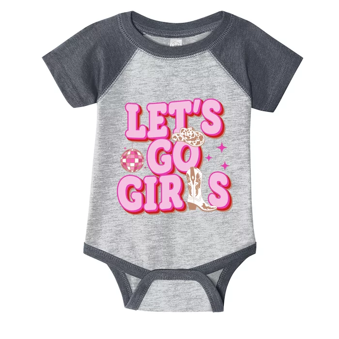 Lets Go Girl Cowgirl Howdy Infant Baby Jersey Bodysuit