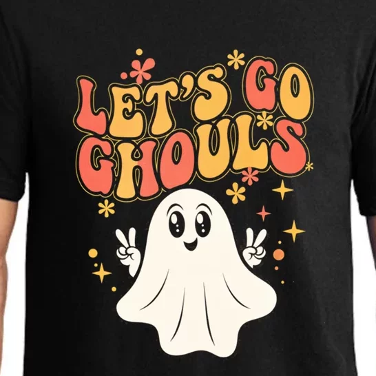 LetS Go Ghouls Ghost Halloween Spooky Costume Fun Cool Gift Pajama Set