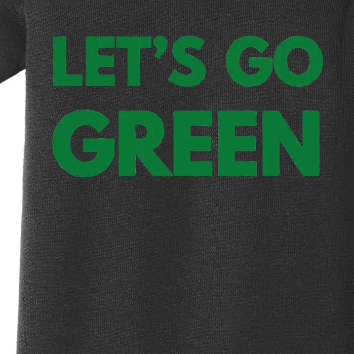 LetS Go Green Sport Wear Baby Bodysuit