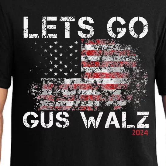 LetS Go Gus Harris Walz 2024 For President Pajama Set