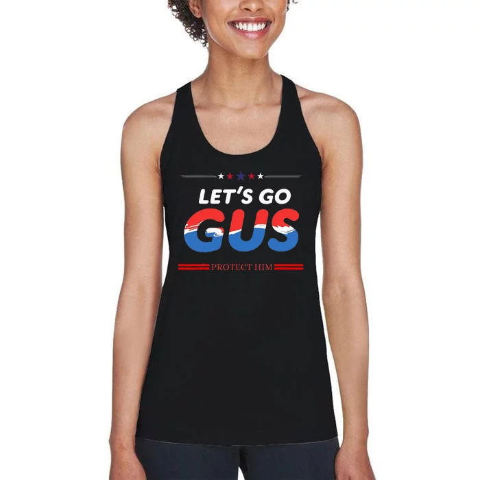 LetS Go Gus Protect Him Harris Walz 2024 For President Women's Racerback Tank