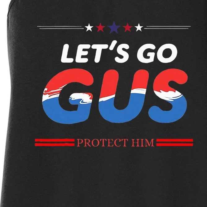 LetS Go Gus Protect Him Harris Walz 2024 For President Women's Racerback Tank