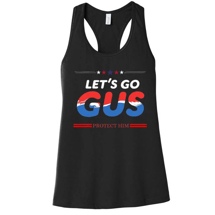 LetS Go Gus Protect Him Harris Walz 2024 For President Women's Racerback Tank