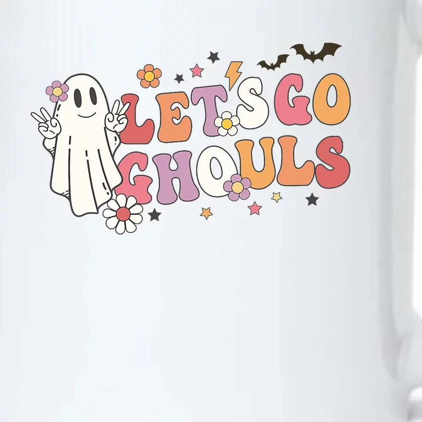 Lets Go Ghouls Ghost Funny Halloween Costume Black Color Changing Mug