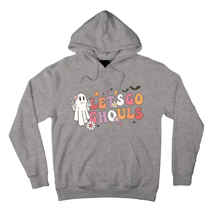 Lets Go Ghouls Ghost Funny Halloween Costume Tall Hoodie