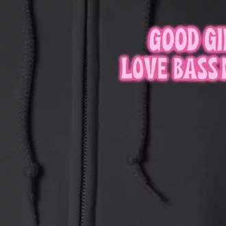 Littlesavagedesign Good Girl Love Bass Music Full Zip Hoodie