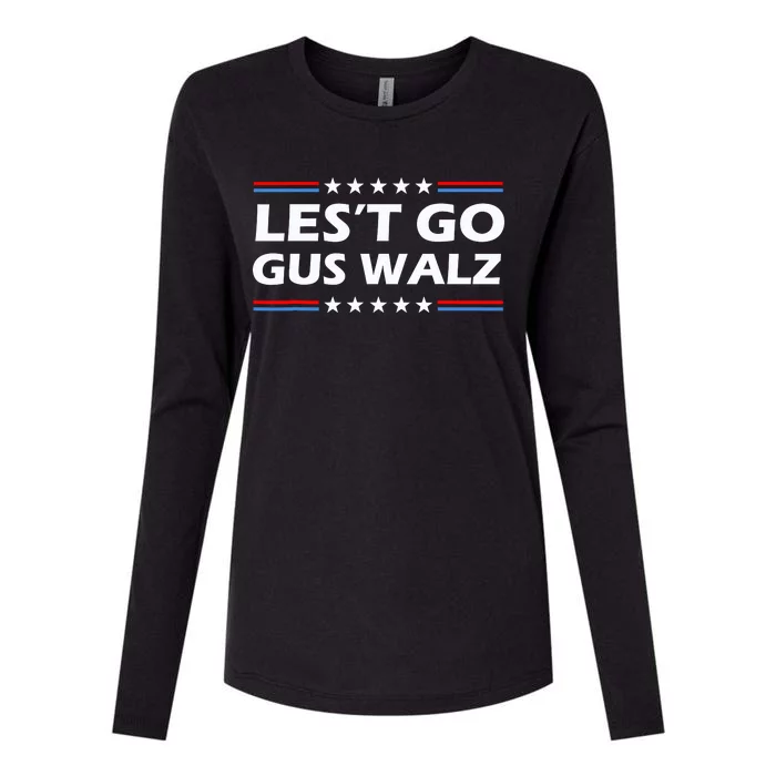 Lets Go Gus Walz Womens Cotton Relaxed Long Sleeve T-Shirt