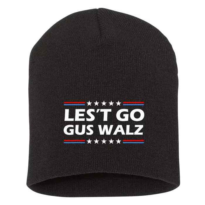 Lets Go Gus Walz Short Acrylic Beanie