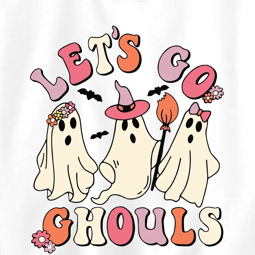 Lets Go Ghouls Halloween Kids Sweatshirt