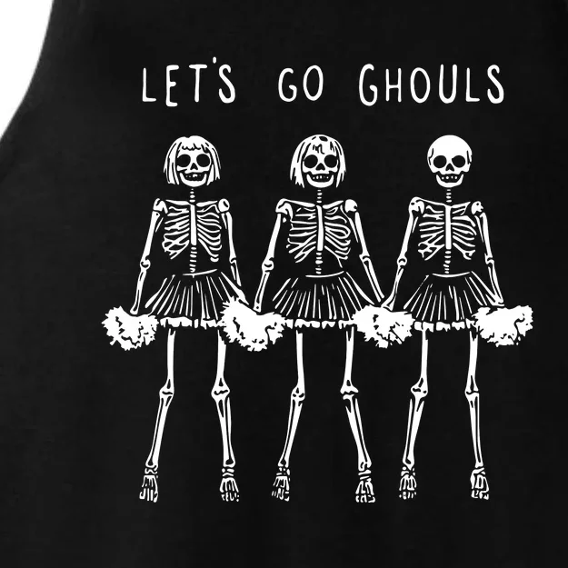 LetS Go Ghouls Ladies Tri-Blend Wicking Tank