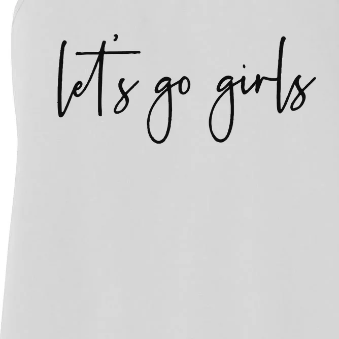 Lets Go Girls Women's Racerback Tank