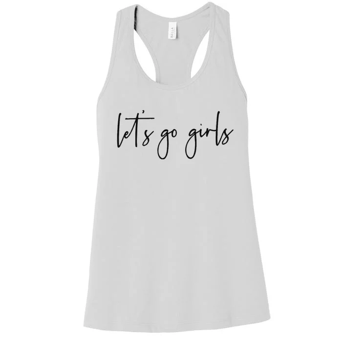 Lets Go Girls Women's Racerback Tank