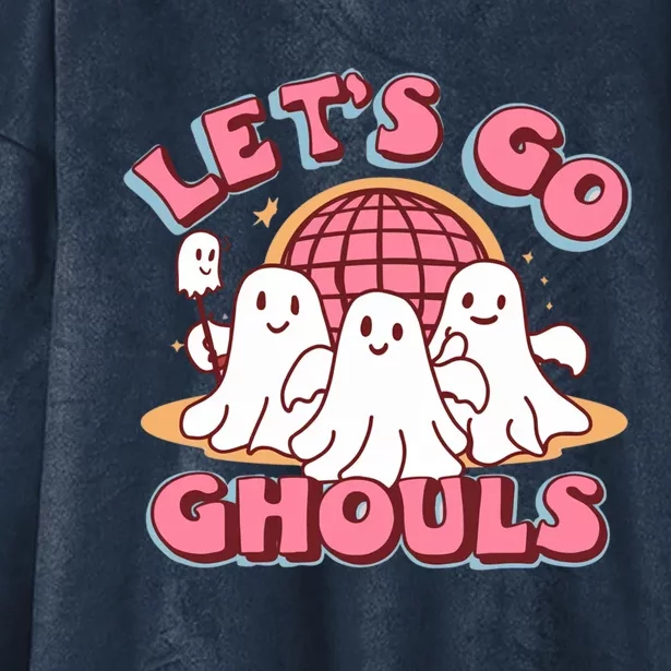 LetS Go Ghouls Halloween Party Ghost Costume Gift Hooded Wearable Blanket